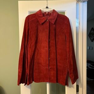 Ladies size XL jacket.  Dark red/burgundy